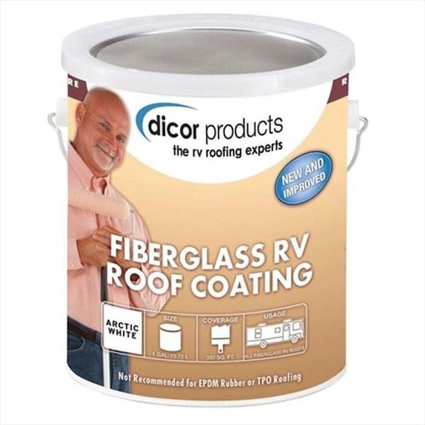 Dicor Corp DICOR CORP RPFRC1 1 Gallon Fiberglass RV Roof D6J-RPFRC1 - main
